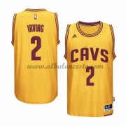 Camisetas Baloncesto NBA Cleveland Cavaliers 2015-16 Kyrie Irving 2# Gold Alternate..
